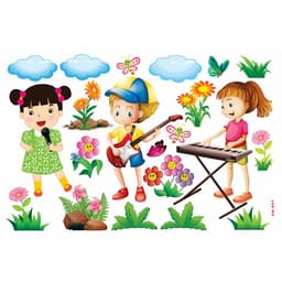 (Có sẵn) TRANH GÓC Mầm Non - Góc Âm Nhạc 8