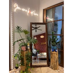 Khung Gương Soi Toàn Thân, Gương Nhà Tắm, Khung Tranh Ảnh, Gỗ Tự Nhiên Tạo Lũa Trang Trí Vintage (Không Kèm Gương) 6