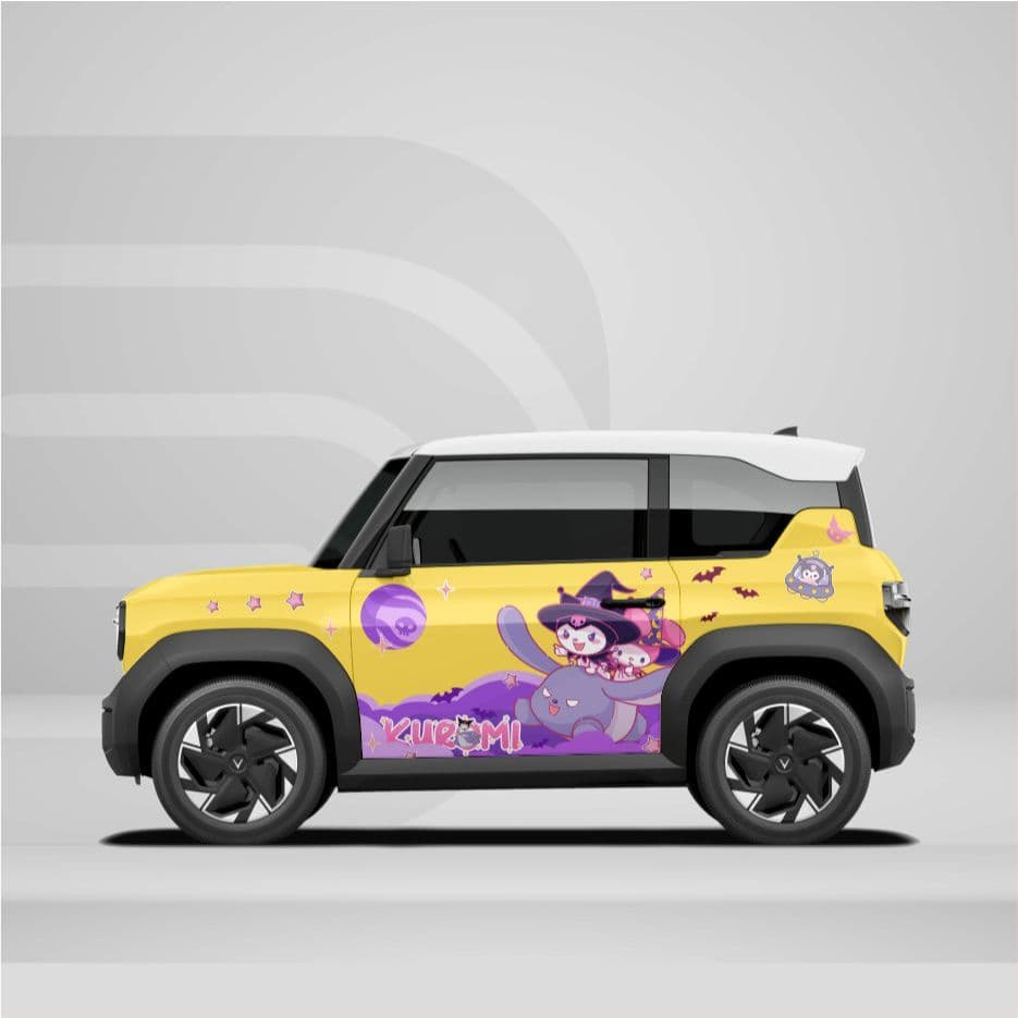 [HỎA TỐC] Sticker Tem Dán Decal Xe VF3 Đẹp 2 Bên In Hình Theo Yêu Cầu IB Shop Temxe.Net