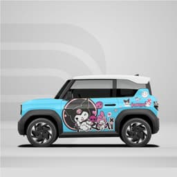 [HỎA TỐC] Sticker Tem Dán Decal Xe VF3 Hoạt Hình Có In Hình Theo Yêu Cầu IB Shop Temxe.Net 4