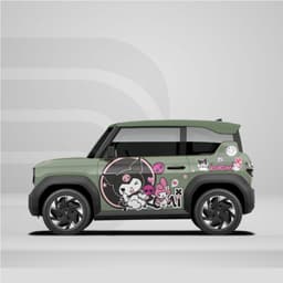 [HỎA TỐC] Sticker Tem Dán Decal Xe VF3 Hoạt Hình Có In Hình Theo Yêu Cầu IB Shop Temxe.Net 6