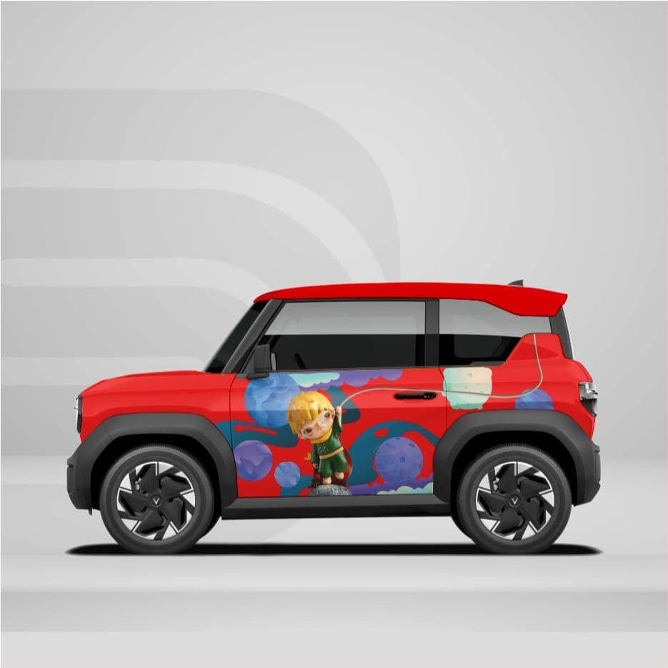 [HỎA TỐC] Decal Sticker VF3 - Tem dán xe chất lượng cao - Bộ Decal 2 bên Temxe.Net