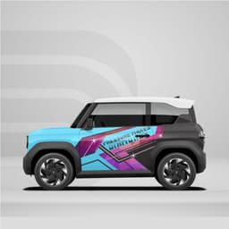 [HỎA TỐC] Decal dán xe VF3 - Sticker trang trí xe - Set decal 2 bên xe VF3 Temxe.Net 4