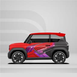 [HỎA TỐC] Decal dán xe VF3 - Sticker trang trí xe - Set decal 2 bên xe VF3 Temxe.Net 8