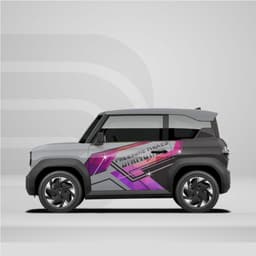 [HỎA TỐC] Decal dán xe VF3 - Sticker trang trí xe - Set decal 2 bên xe VF3 Temxe.Net 7