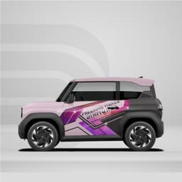 [HỎA TỐC] Decal dán xe VF3 - Sticker trang trí xe - Set decal 2 bên xe VF3 Temxe.Net 5