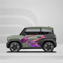 [HỎA TỐC] Decal dán xe VF3 - Sticker trang trí xe - Set decal 2 bên xe VF3 Temxe.Net 6