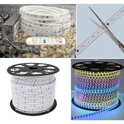 LED DÂY FULL MÀU WS2811 24V 5050 60LED/MÉT TRANG TRÍ BẢNG HIỆU QUẤN CÂY CẢNH CHỐNG NƯỚC ĐIỆN ÁP 220V 5