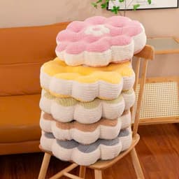 Đệm Ghế Dày Hình Bánh Quy, Nệm Lót Sàn Mềm Mịn Dễ Thương Đệm Văn Phòng Chất Nỉ Nhung Nhà miu gấu xinh 6