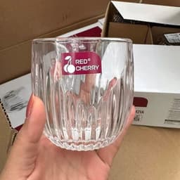 Cốc Thuỷ Tinh Uống Nước Dày Dặn Sang Trọng Hàng Nhập Khẩu Cao Cấp Siêu Bền Đẹp 280ml,385ml 5