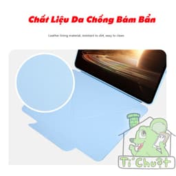 Bao Da MTB OPPO PAD 3 PRO - OnePlus PAD PRO/ PAD 2 12.1" 2024 Gấp Khúc Lưng Acrylic Cứng Trong Suốt Viền Dẻo Có Nam Châm 8