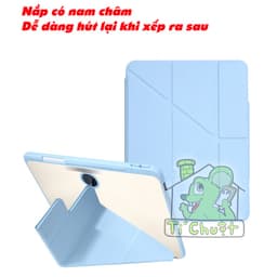 Bao Da MTB OPPO PAD 3 PRO - OnePlus PAD PRO/ PAD 2 12.1" 2024 Gấp Khúc Lưng Acrylic Cứng Trong Suốt Viền Dẻo Có Nam Châm 6