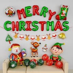 Bóng chữ Merry Christmas trang trí lễ giáng sinh 3