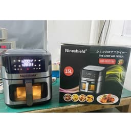 Nồi chiên không dầu Nineshield KB9001 bản điện tử dung tích 15L, chiên nướng 2 trong 1 với 8 chức năng nhập khẩu Nhật 7