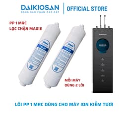 Combo 2 lõi PP 1 mrc chặn Magie Đại Việt cho máy lọc nước Ion kiềm tươi Daikiosan/ Makano 9