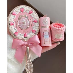 [SẴN HOẢ TỐC] GƯƠNG CẦM TAY DÂU CUPID FLOWER KNOWS 6