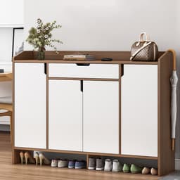 Tủ đựng giày gỗ nhiều ngăn HOMELINE tủ giầy dép thông minh, tủ đựng đồ chất liệu gỗ MDF_D31 1