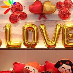 Bóng chữ LOVE size 80cm trang trí sinh nhật, phòng cưới 3