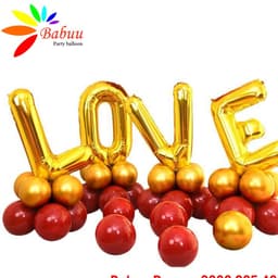 Bóng chữ LOVE size 80cm trang trí sinh nhật, phòng cưới 4