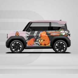 [HỎA TỐC] Sticker Tem Dán Decal Xe VF3  Hình Capybara  In Hình Theo Yêu Cầu IB Shop Temxe.Net 4