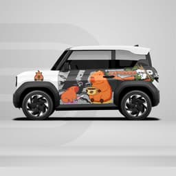 [HỎA TỐC] Sticker Tem Dán Decal Xe VF3  Hình Capybara  In Hình Theo Yêu Cầu IB Shop Temxe.Net 5