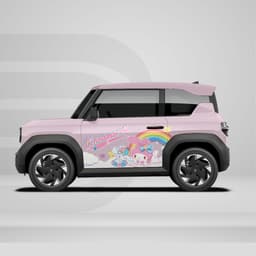 [HỎA TỐC] Sticker Tem Dán Decal Xe VF3 Mẫu Cầu Vồng In Hình Theo Yêu Cầu IB Shop Temxe.Net 6