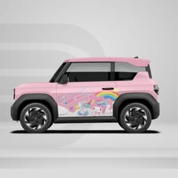 [HỎA TỐC] Sticker Tem Dán Decal Xe VF3 Mẫu Cầu Vồng In Hình Theo Yêu Cầu IB Shop Temxe.Net 4
