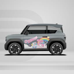 [HỎA TỐC] Sticker Tem Dán Decal Xe VF3 Mẫu Cầu Vồng In Hình Theo Yêu Cầu IB Shop Temxe.Net 8