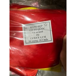 FREESIP SIÊU PHẨM CỜ TỔ QUỐC, CỜ SAO VÀNG,  CỜ QUỐC KỲ vải satanh loại 1 đủ kích thước 4