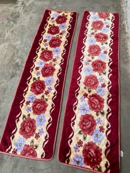 Thảm ghế mùa đông, thảm ghế trường kỷ hai cái dài 1m7 ngang 54cm, bộ 1m8 ngang 50cm, bộ 2m ngang 50cm 6