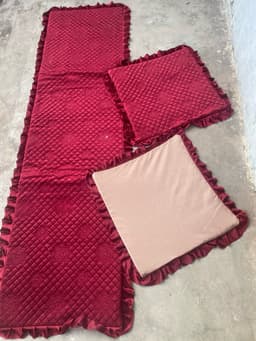 Thảm ghế mùa đông. Thảm ghế cao cấp một dài hai ngắn có khóa tháo rời ngang 55cm đến 60cm 4