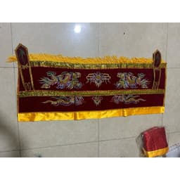 FREESHIP SIÊU PHẨM Y MÔN, nghi môn treo cửa đền cửa điện thờ, bằng vải nhung mềm cực đẹp giá xưởng 8