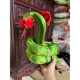 Freeship THANH XÀ BẠCH XÀ, rắn thờ hàng thêu 3d nhồi đẹp đủ kích thước 3