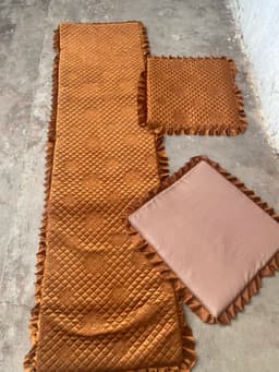Thảm ghế mùa đông. Thảm ghế cao cấp một dài hai ngắn có khóa tháo rời ngang 55cm đến 60cm 9