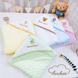 ủ hạt đậu trần bông Anchee cho bé từ sơ sinh vải muslin 2