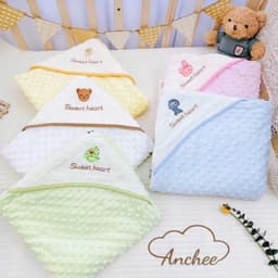 ủ hạt đậu trần bông Anchee cho bé từ sơ sinh vải muslin 1