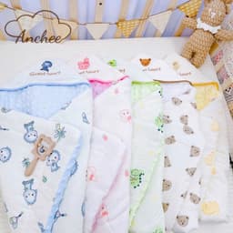 ủ hạt đậu trần bông Anchee cho bé từ sơ sinh vải muslin 3
