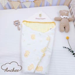 ủ hạt đậu trần bông Anchee cho bé từ sơ sinh vải muslin 5