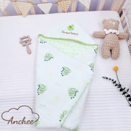 ủ hạt đậu trần bông Anchee cho bé từ sơ sinh vải muslin 7