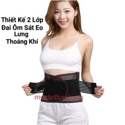 Đai Nịt Bụng 2 lớp giảm eo, bảo vệ cột sống, giảm đau lưng thế hệ mới----- 3