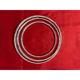 FREESHIP kiềng cổ, vòng cổ trắng CAO CẤP trạm khắc hoa văn tinh sảo loại đẹp 3 kích thước 4