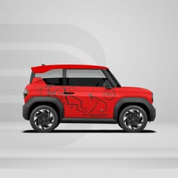 [HỎA TỐC] Decal dán xe VF3 - Bộ tem đường kẻ đẹp mắt cho xe với 2 bên Decal. Temxe.Net 1