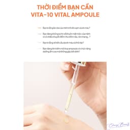 Tinh Chất Dưỡng Sáng Da Mờ Thâm Nám, Đều Màu Maxclinic Vita-10 Vital Ampoule 100ml | Cherry Beauty 4
