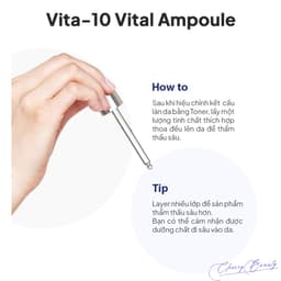Tinh Chất Dưỡng Sáng Da Mờ Thâm Nám, Đều Màu Maxclinic Vita-10 Vital Ampoule 100ml | Cherry Beauty 6