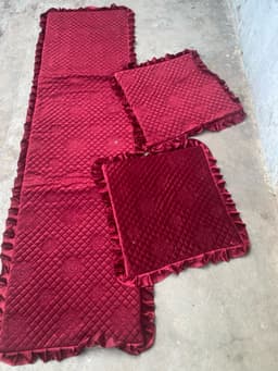 Thảm ghế mùa đông. Thảm ghế cao cấp một dài hai ngắn có khóa tháo rời ngang 55cm đến 60cm 2
