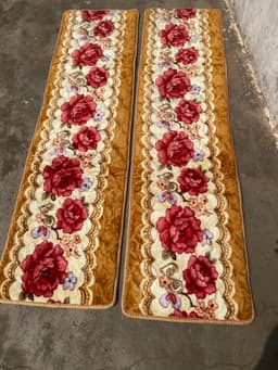 Thảm ghế mùa đông, thảm ghế trường kỷ gồm hai cái dài,bộ ghế vải êm ái mềm mại kích thước 1m8x50cm, 2m x50cm 8