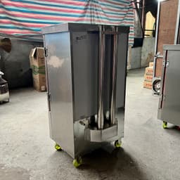 Tủ hấp cơm 12 khay bằng gas, khay inox bền bỉ, hiệu suất cao cho nhà hàng. 6