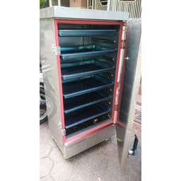 Tủ hấp 12 khay đa năng: chín giò chả, xúc xích, nấu và hấp cơm hiệu quả. 1