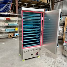Tủ hấp 12 khay đa năng: chín giò chả, xúc xích, nấu và hấp cơm hiệu quả. 4