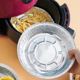Khay giấy bạc lót nồi chiên không dầu, khuôn giấy bạc, giấy bạc nướng size 22 2